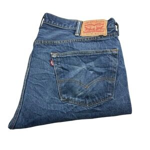 Levi's 501XX Jeans Mens Size 40x30 Blue Denim Button Fly‎ Straight Leg